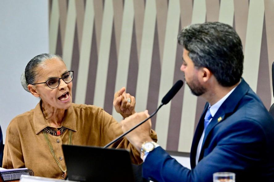 Senadores e Marina Silva
